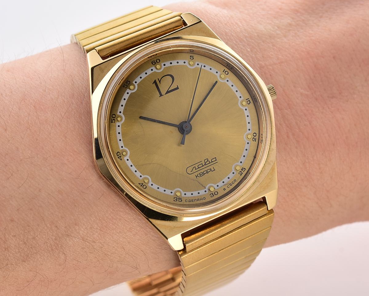 TIME CAPSULE: Automatic soviet SLAVA with quartz movement – New Old Stock(NOS)!