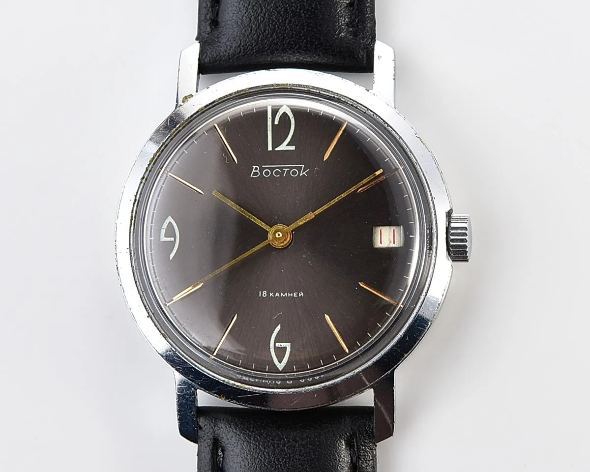 Vintage Vostok Soviet mechanical wristwatch