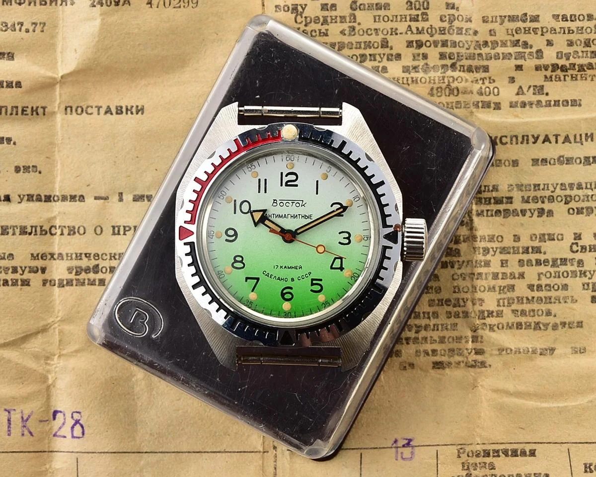 TIME CAPSULE: Mechanical watch Vostok Amphibia – New Old Stock (NOS)!