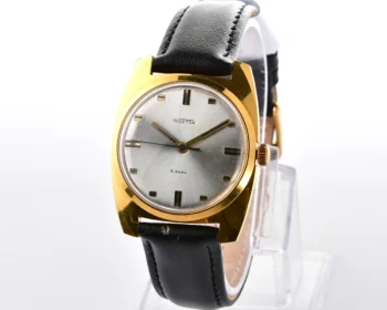 Soviet Wostok (Vostok) vintage gold-plated mechanical wristwatch
