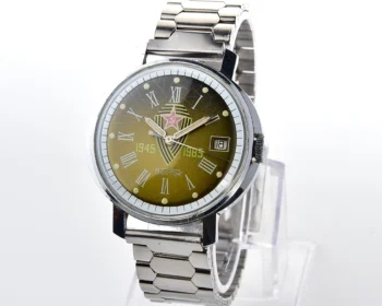 Vintage Wostok (Vostok) mechanical wristwatch, World War 2 anniversary edition - with engraved back!