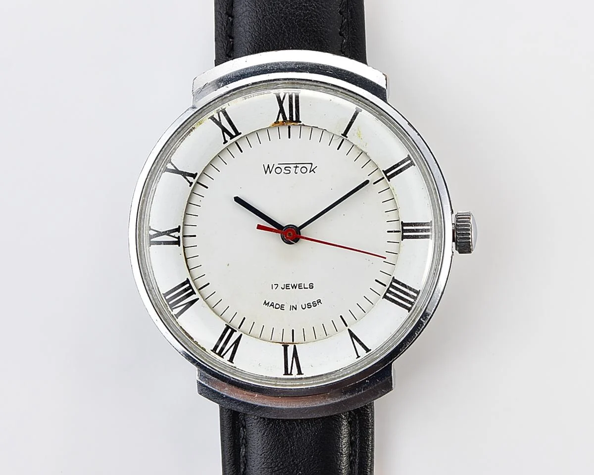 Uncommon Soviet Wostok (Vostok) vintage mechanical wristwatch