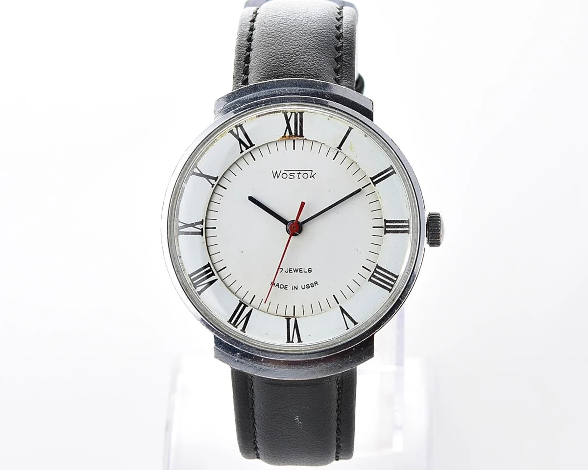 Uncommon Soviet Wostok (Vostok) vintage mechanical wristwatch