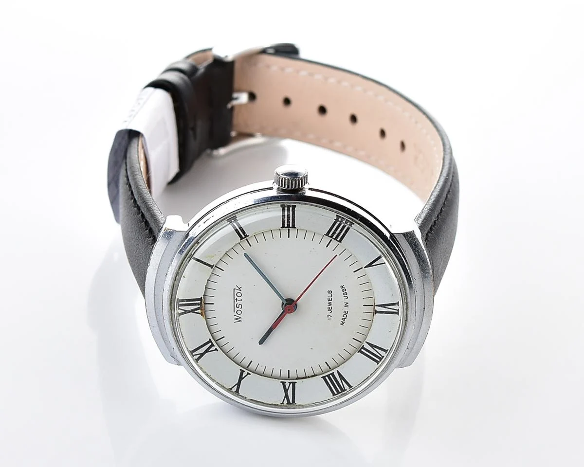 Uncommon Soviet Wostok (Vostok) vintage mechanical wristwatch