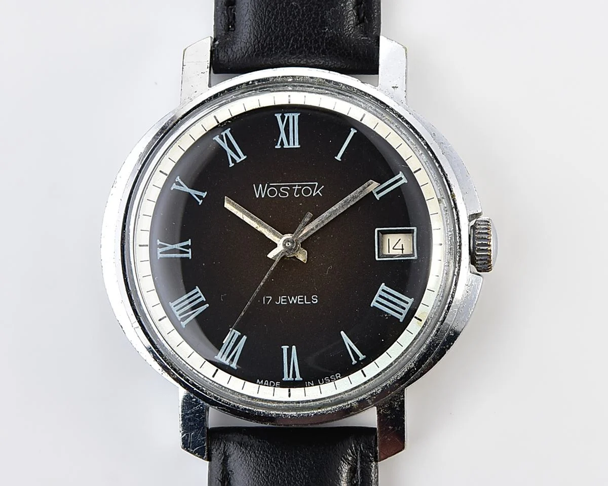 Large vintage Wostok (Vostok) mechanical wristwatch