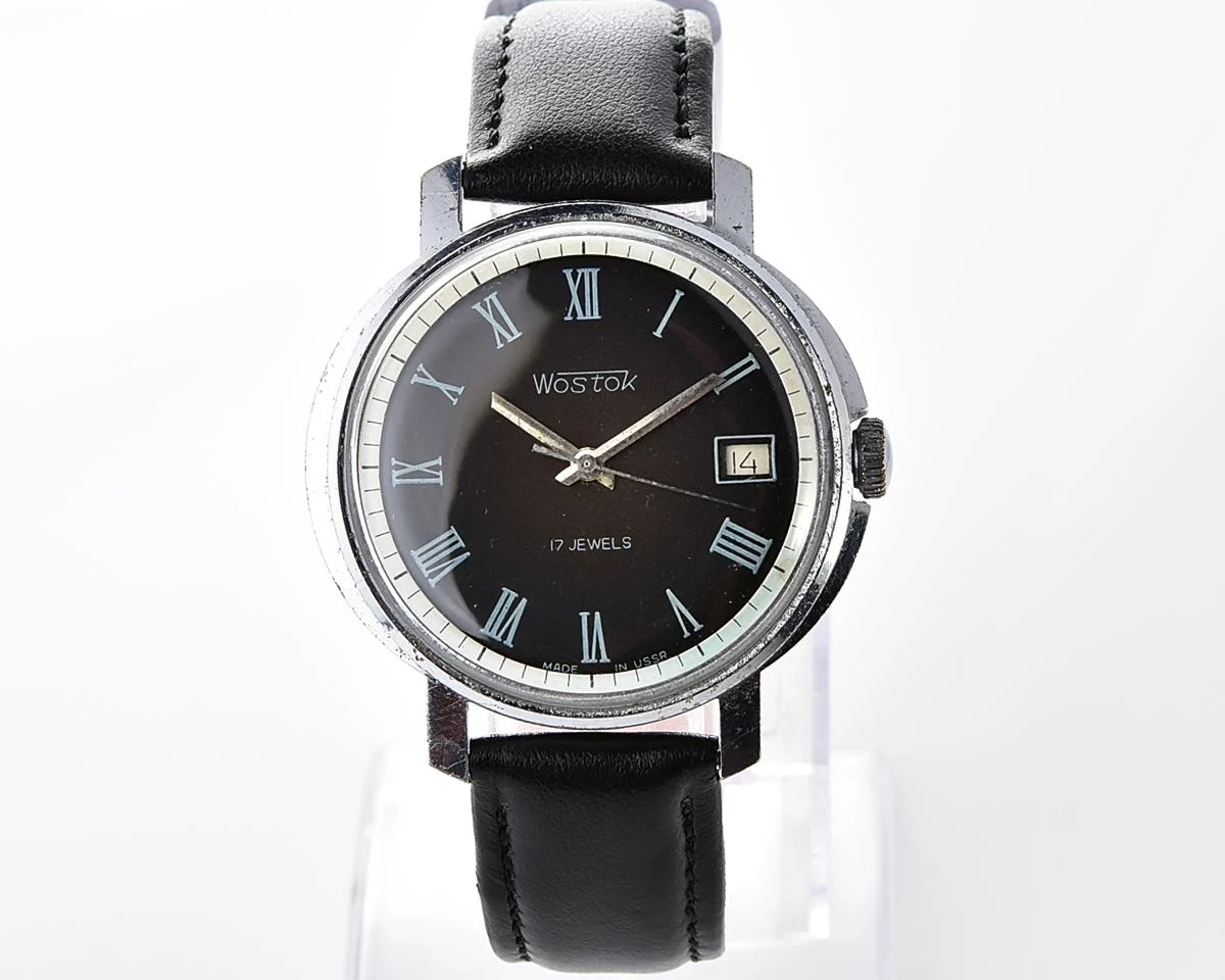 Large vintage Wostok (Vostok) mechanical wristwatch