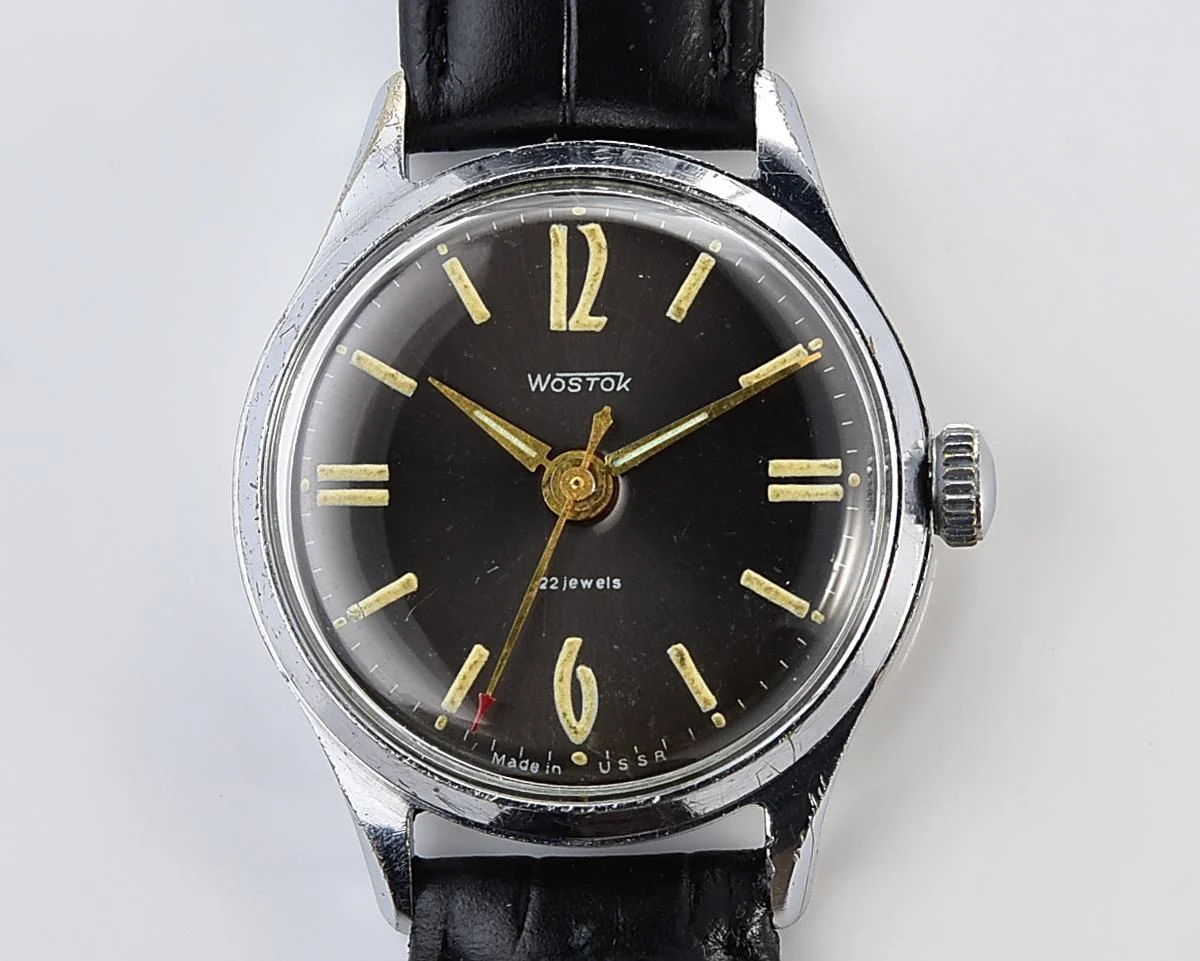 Rare Soviet Wostok (Vostok) mechanical wrist watch with 22 jewels precision movement