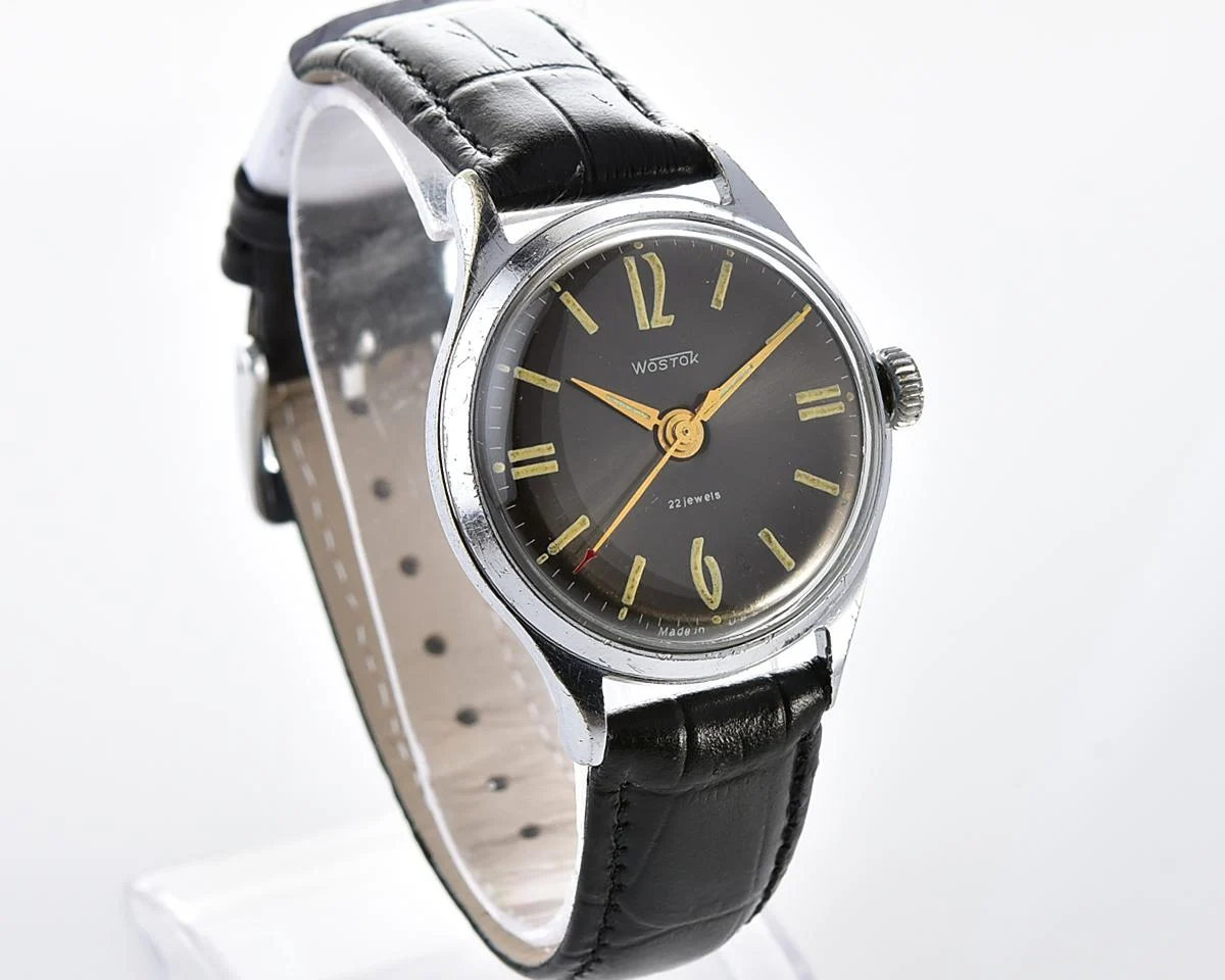 Rare Soviet Wostok (Vostok) mechanical wrist watch with 22 jewels precision movement