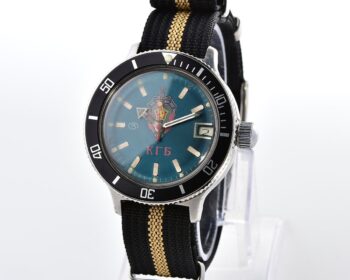 Vostok Amphibia KGB mechanical watch with automatic self winding movement