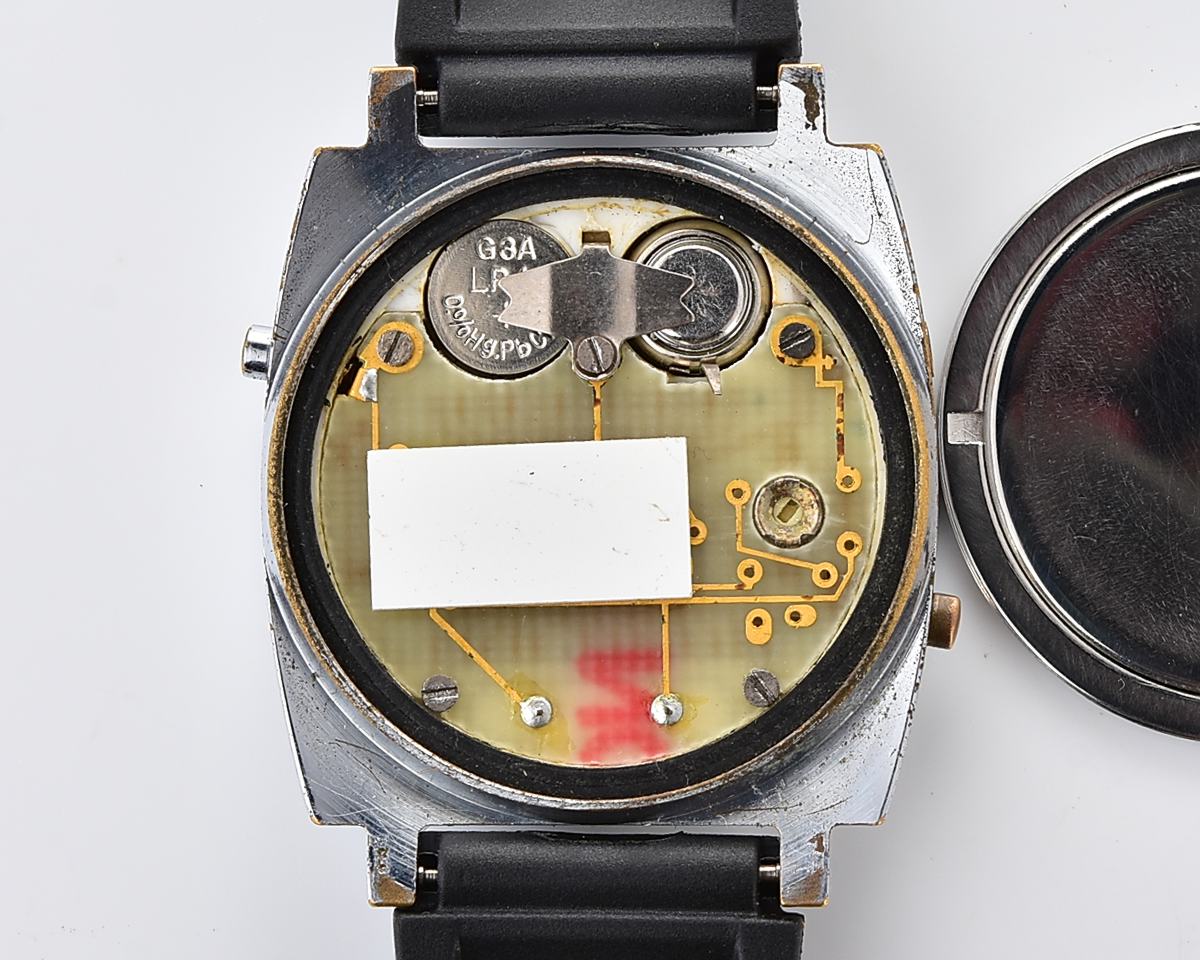 Vintage soviet ZiM digital electronic LCD wristwatch