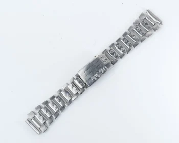 Vintage Soviet "Afgan" stainless steel 18mm watch bracelet - 0(I)Rh(+) blood type