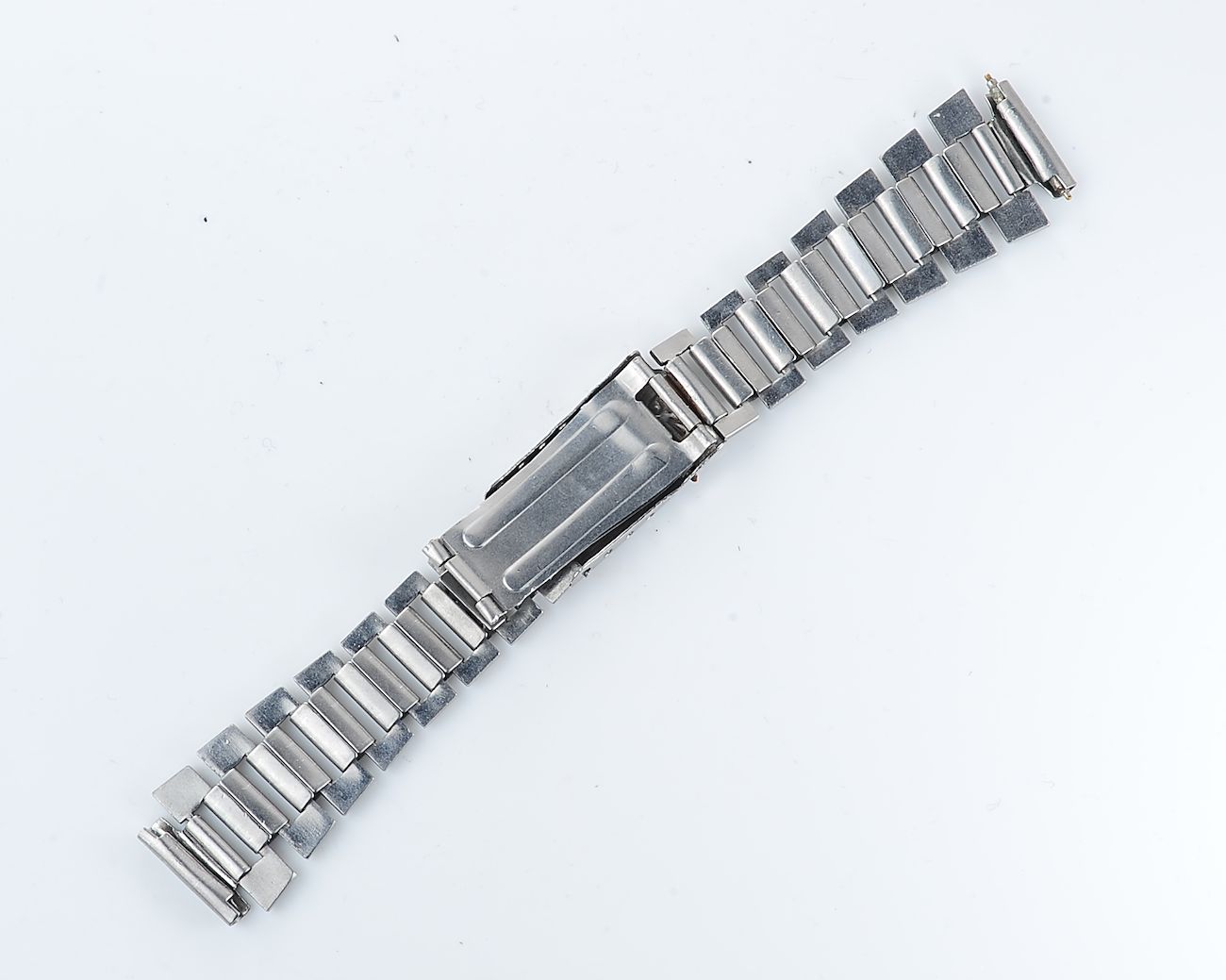 Vintage soviet "Afgan" stainless steel 18mm watch bracelet - 0(I)Rh(+) blood type