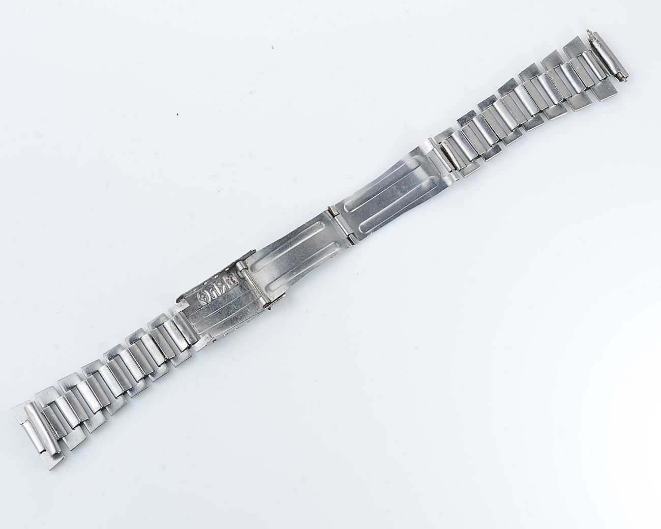 Vintage soviet "Afgan" stainless steel 18mm watch bracelet - 0(I)Rh(+) blood type