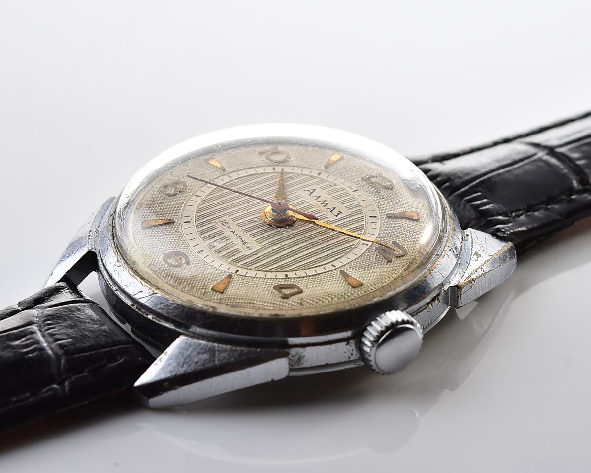 Vintage soviet ALMAZ mechanical wristwatch