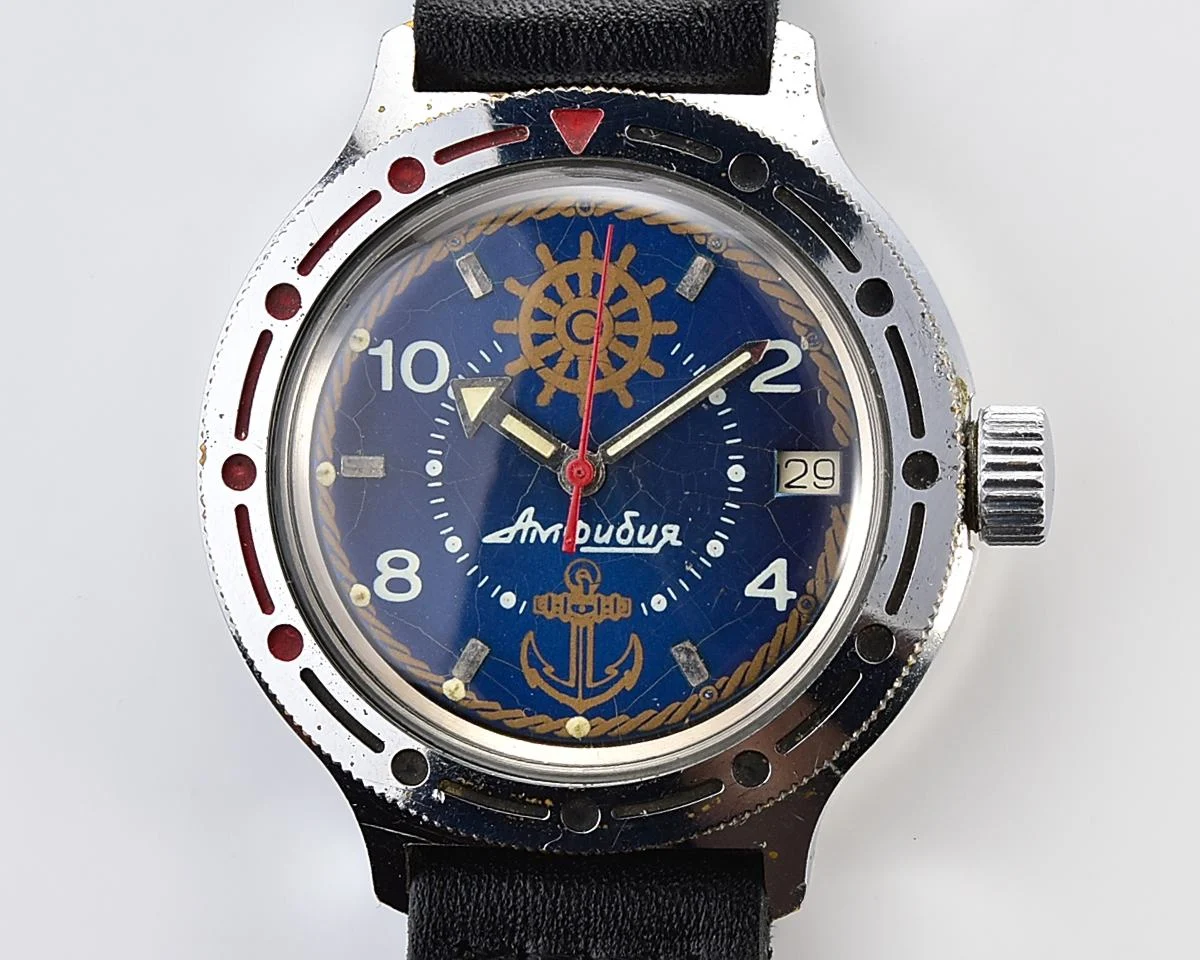 Vostok Amphibia Zissou with automatic self winding movement