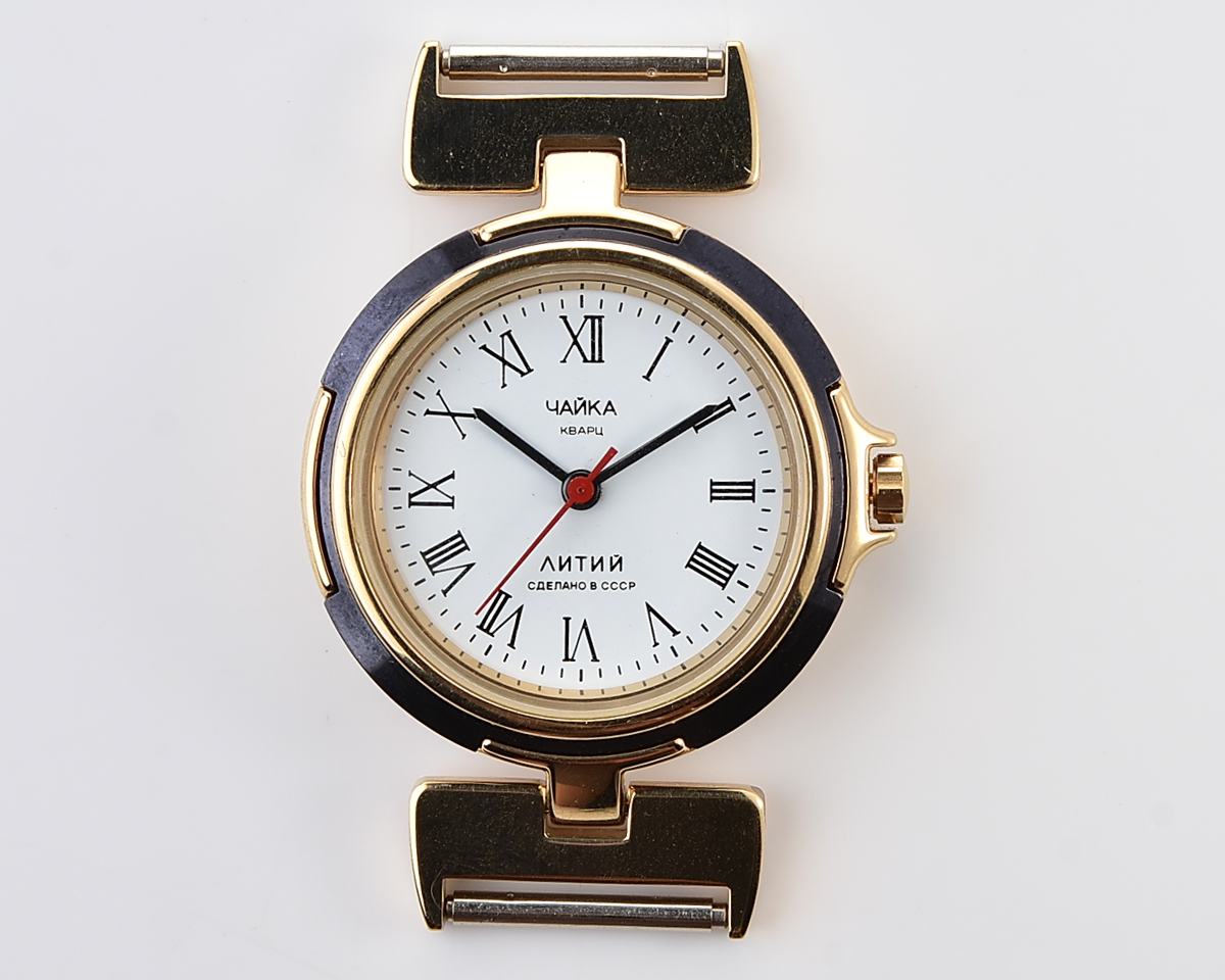 TIME CAPSULE: Soviet CHAIKA Lithium vintage quartz wristwatch - New Old Stock(NOS)!