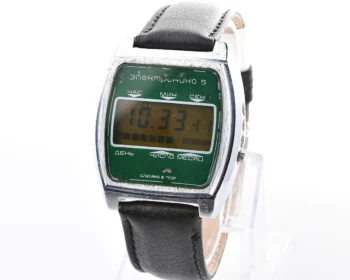 Large vintage USSR digital watch Electronika 5