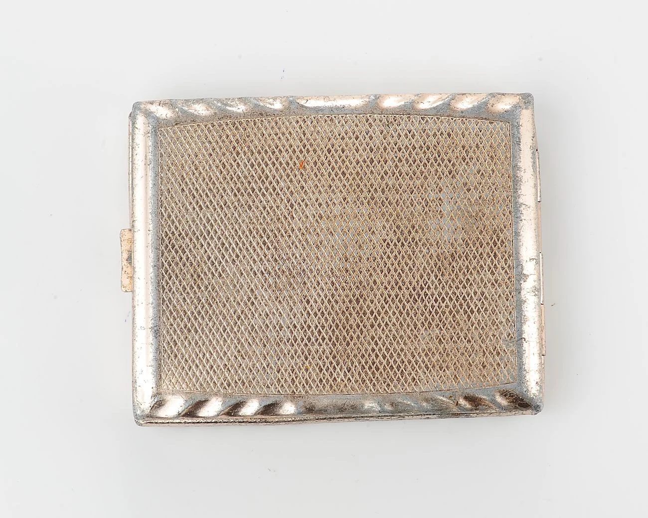 Vintage Space Rocket Vostok-1 metal cigarette box - Soviet cosmos exploration era relic