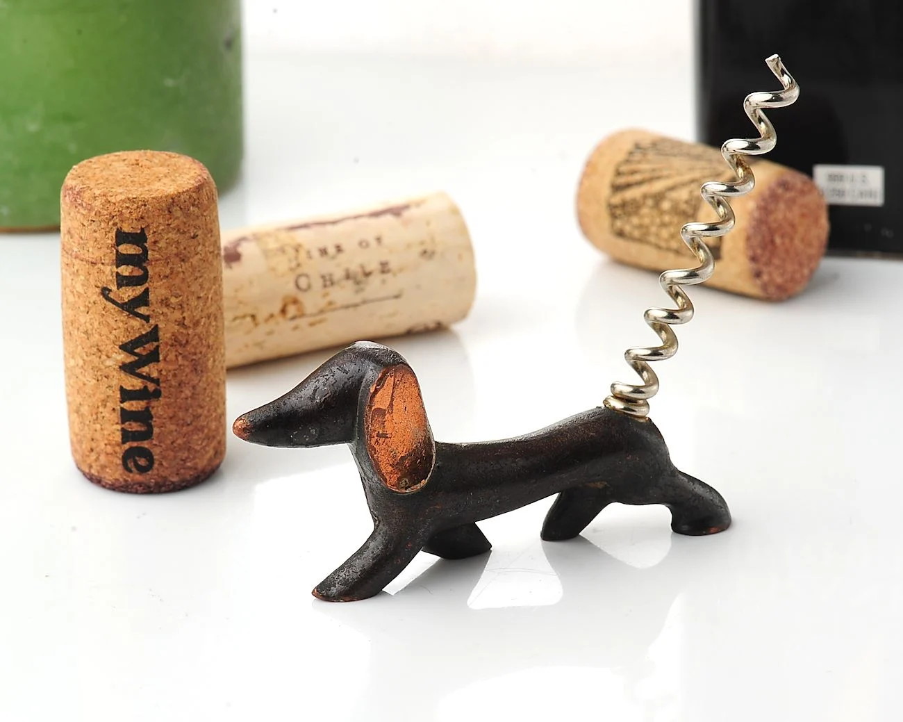 GIFTSHOP wine opener dog corkscrew 19326-SCS_1951
