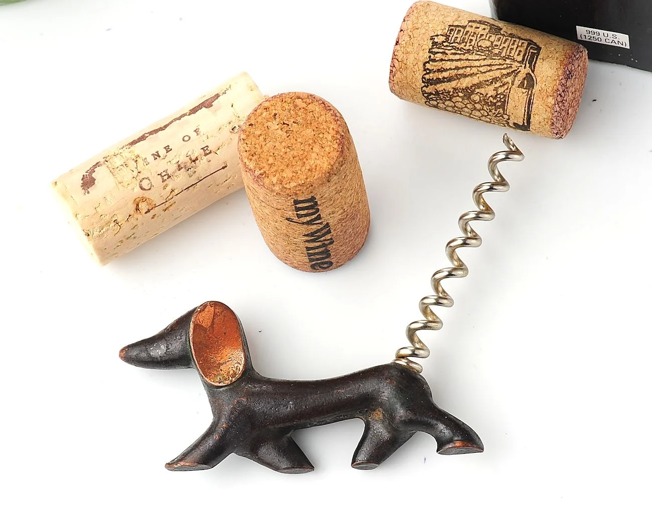 GIFTSHOP wine opener dog corkscrew 19326-SCS_1956