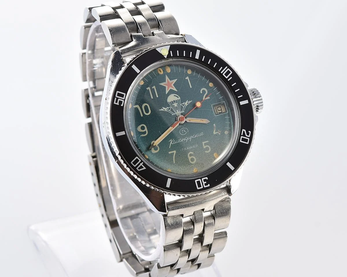 Vostok Komandirskie paratroopers mechanical wristwatch for airborn troops