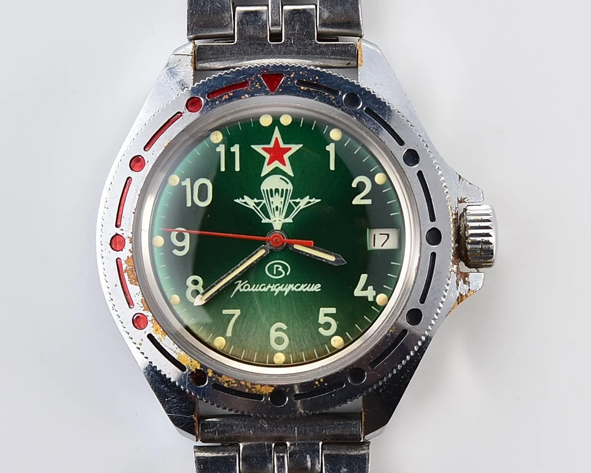 Vostok Komandirskie paratroopers mechanical wristwatch for airborn troops