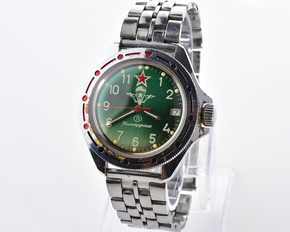 Vostok Komandirskie paratroopers mechanical wristwatch for airborn troops
