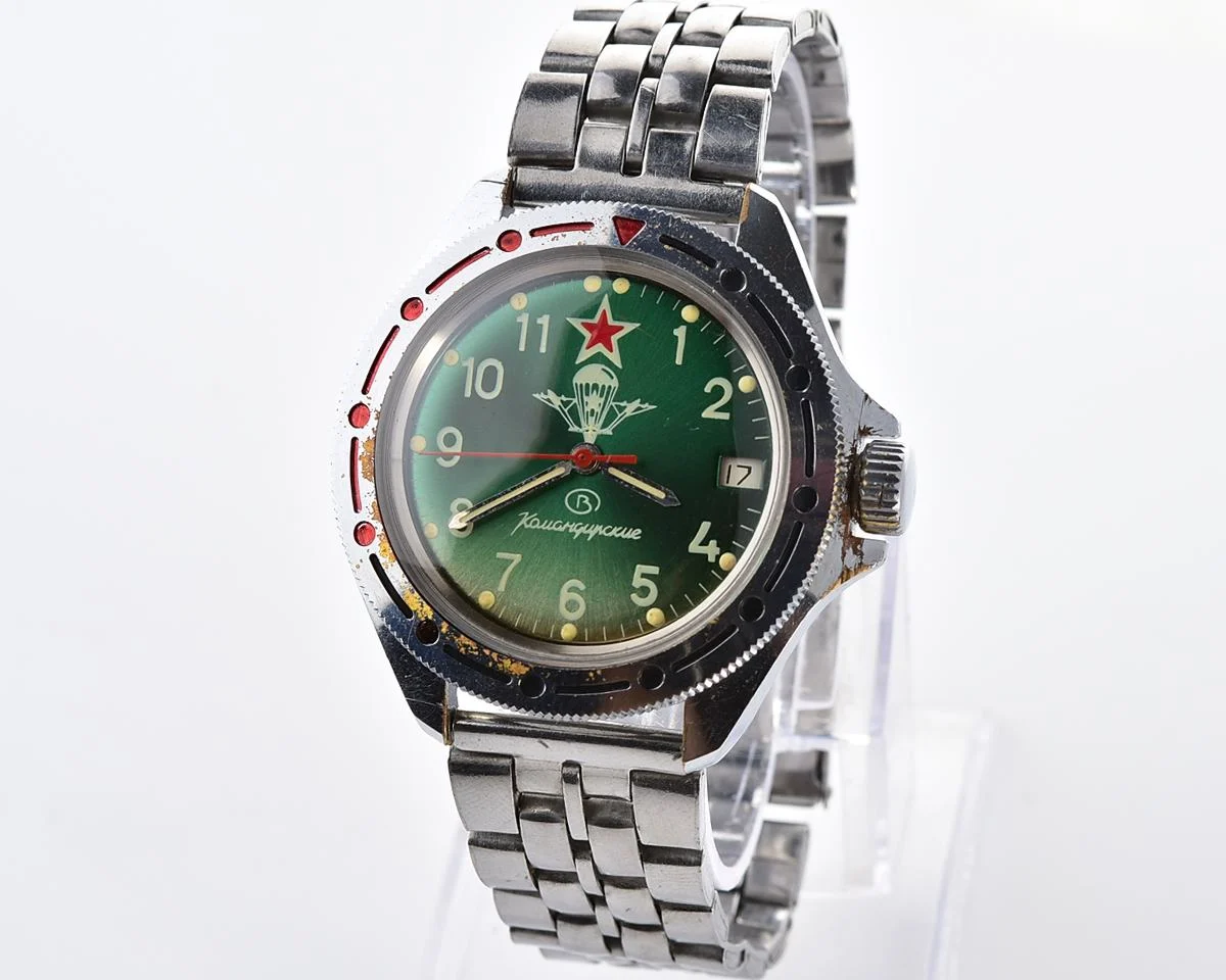 Vostok Komandirskie paratroopers mechanical wristwatch for airborn troops