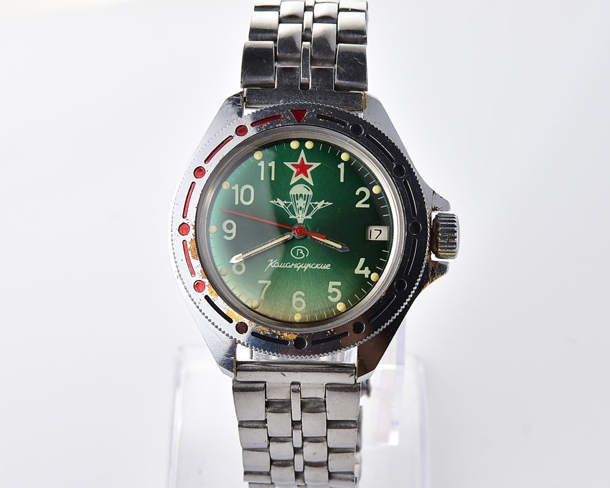 Vostok Komandirskie paratroopers mechanical wristwatch for airborn troops