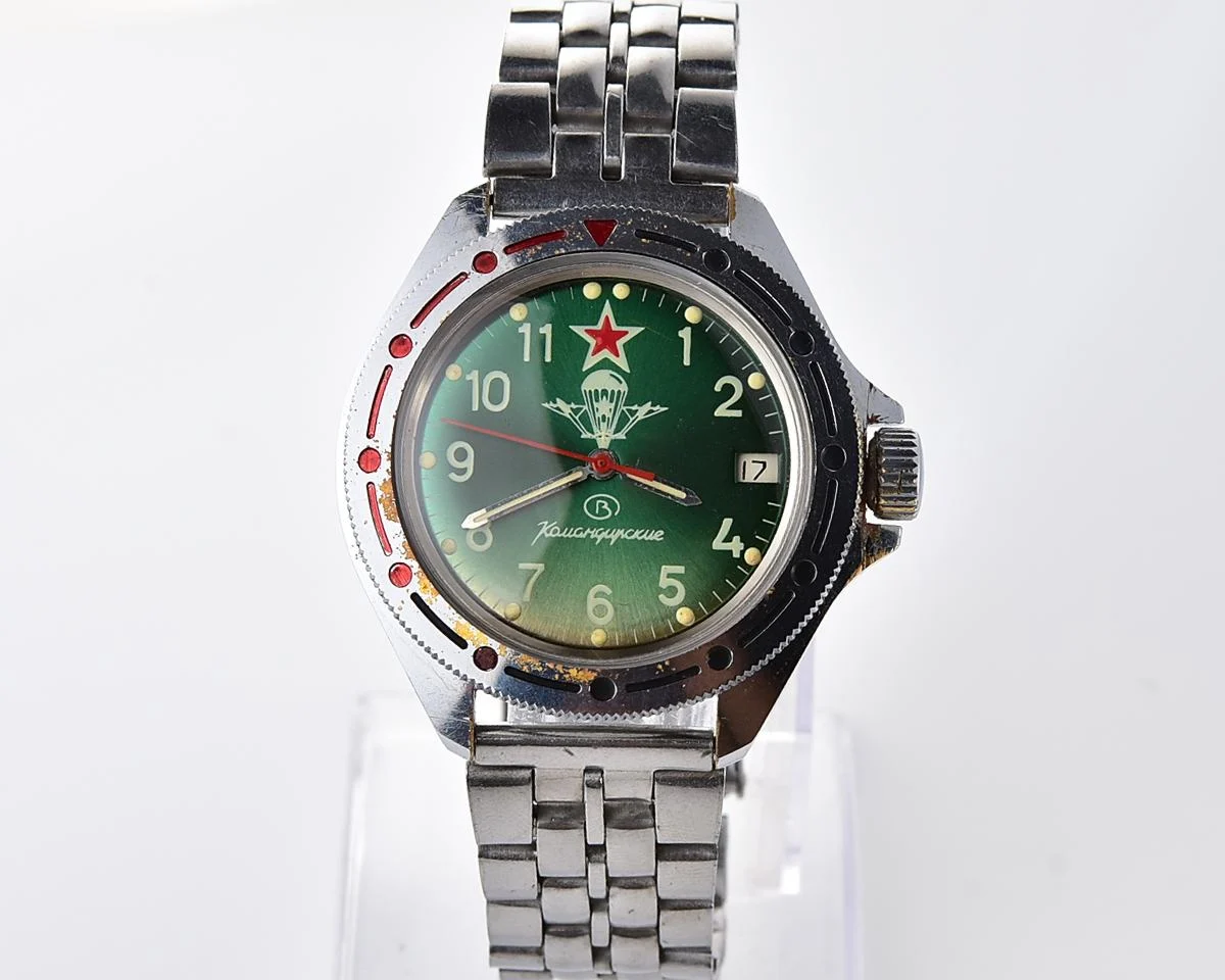 Vostok Komandirskie paratroopers mechanical wristwatch for airborn troops