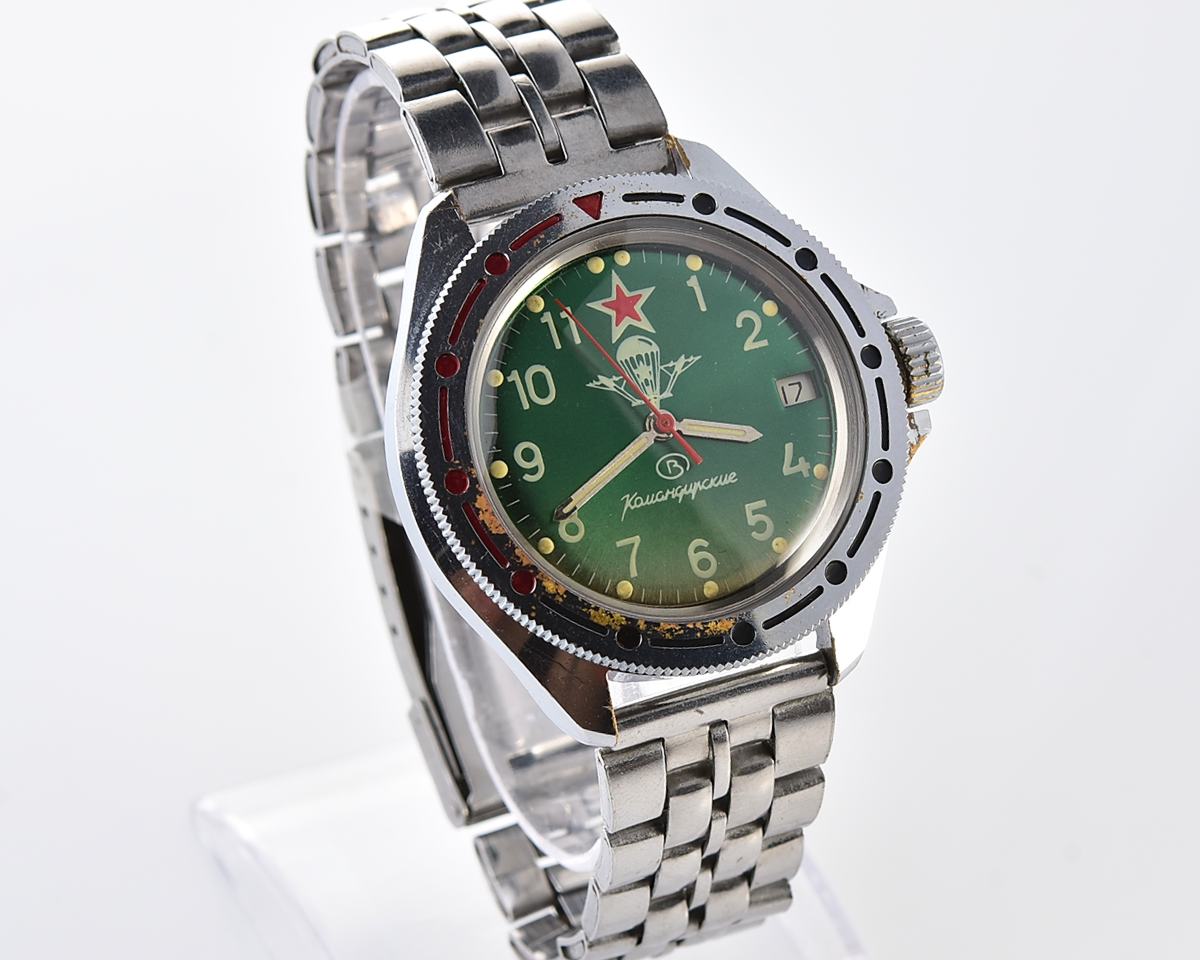 Vostok Komandirskie paratroopers mechanical wristwatch for airborn troops
