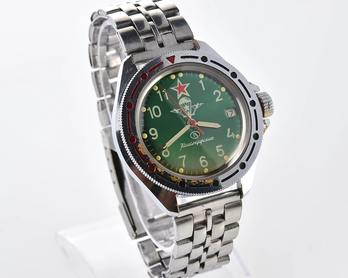Vostok Komandirskie paratroopers mechanical wristwatch for airborn troops