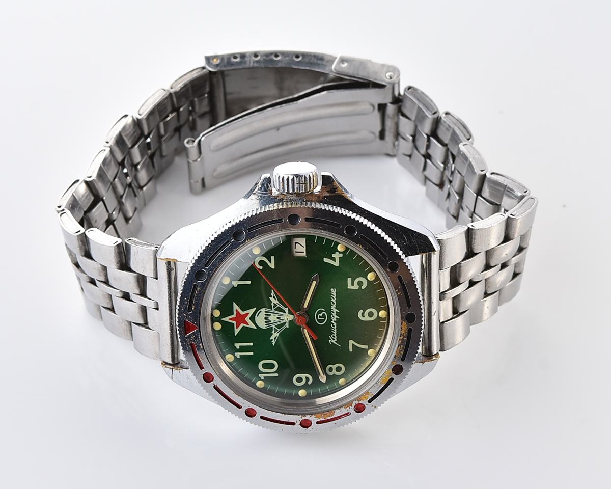 Vostok Komandirskie paratroopers mechanical wristwatch for airborn troops