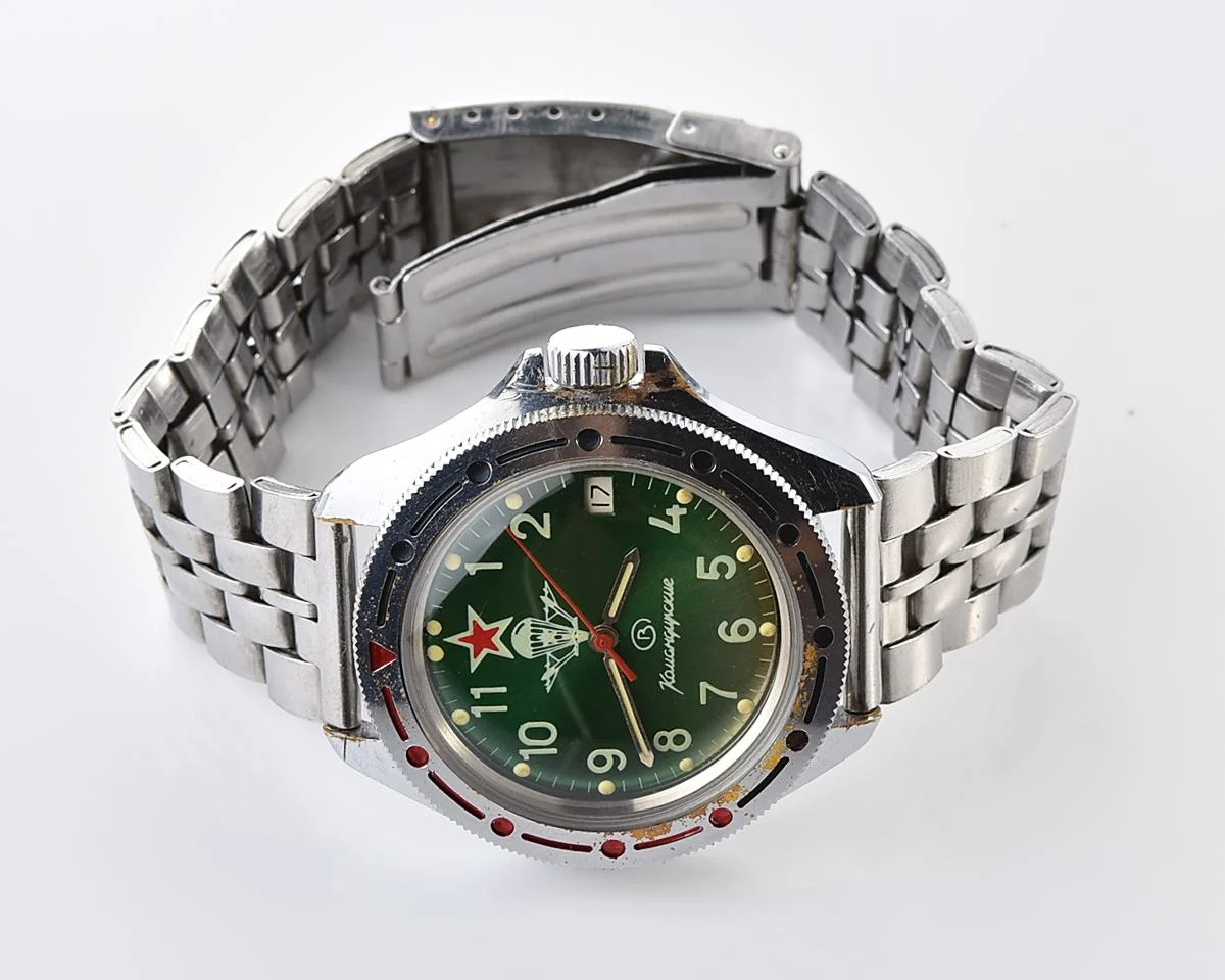 Vostok Komandirskie paratroopers mechanical wristwatch for airborn troops