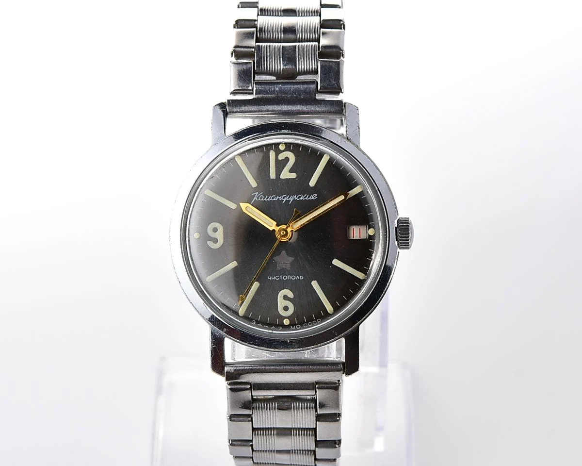 Soviet Vostok Komandirskie mechanical watch - Zakaz MO CCCP - from the Commander-in-Chief of the Armed Forces formations