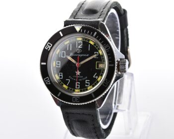 Vostok Komandirskie limited series watch - "Zakaz MO CCCP" with black bezel!