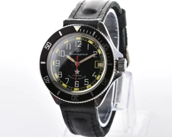 Vostok Komandirskie limited series watch - "Zakaz MO CCCP" with black bezel!