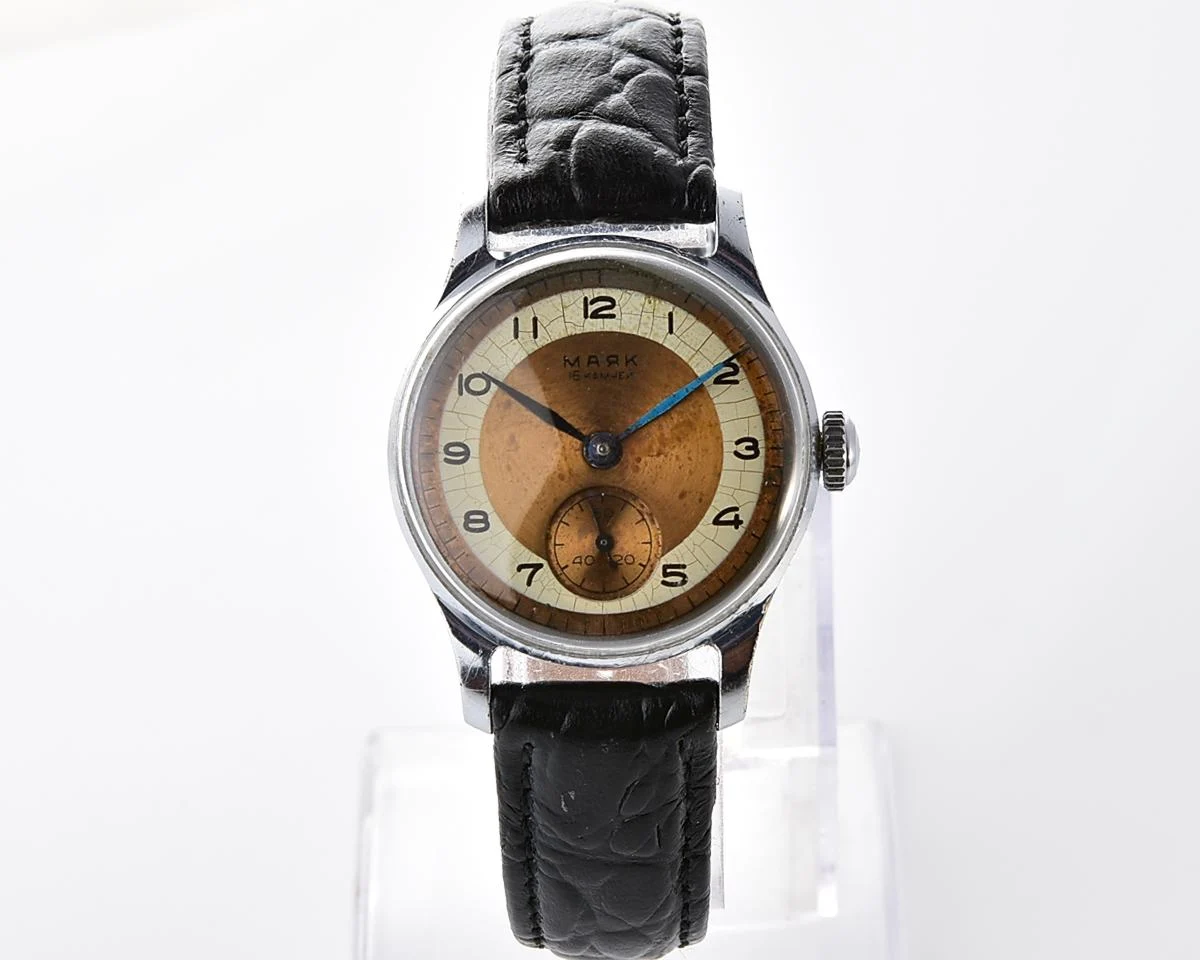 Vintage Soviet Mayak mechanical watch, 1MChZ, the 2nd quarter of 1955