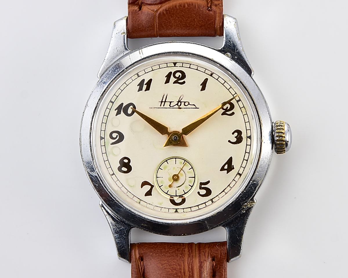 Vintage soviet mechanical NEVA wristwatch