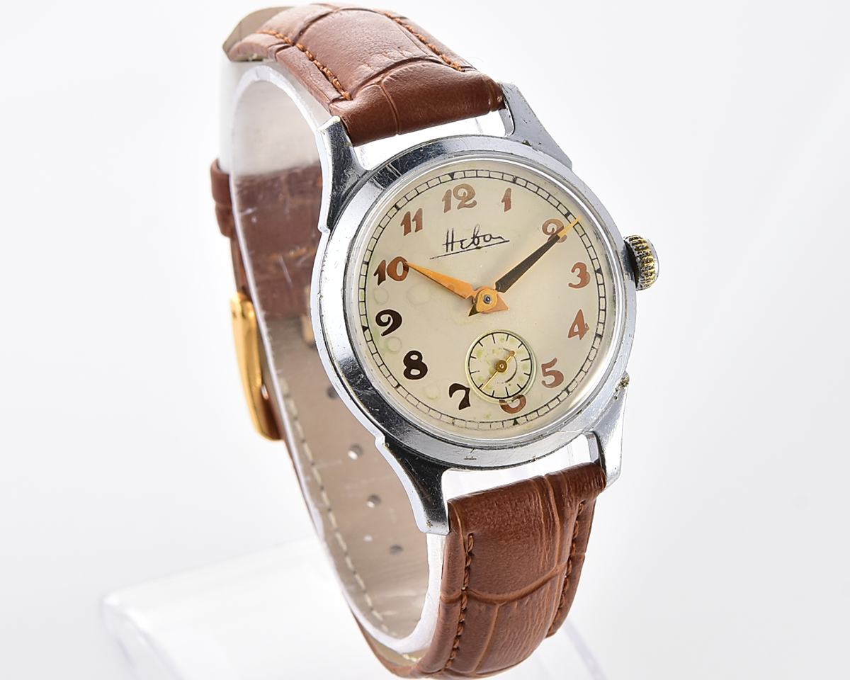 Vintage soviet mechanical NEVA wristwatch