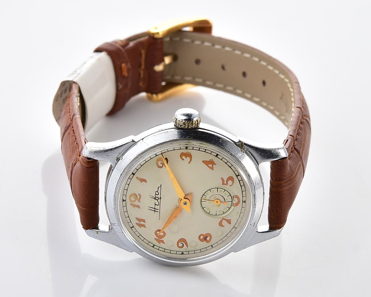 Vintage soviet mechanical NEVA wristwatch