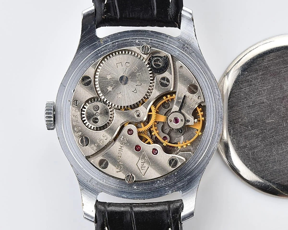 Vintage Soviet mechanical Pobeda wristwatch, PChZ, the 1st quarter of 1955!
