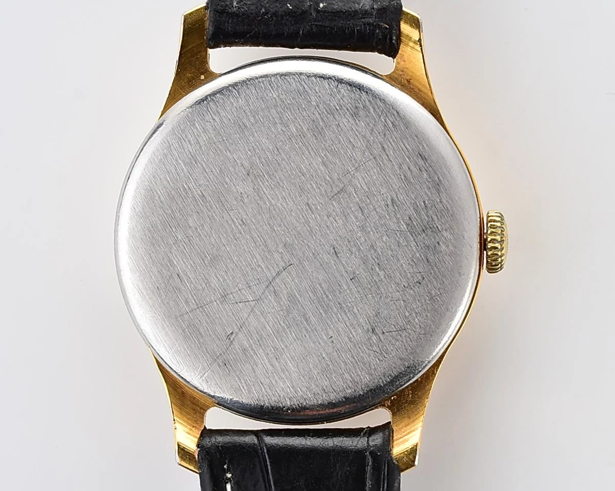 Vintage gold-plated Soviet mechanical Pobeda, 2MChZ from the 1950s