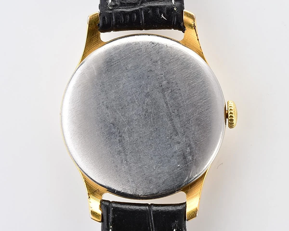 Vintage Soviet mechanical Pobeda watch with rare textured dial, 2MChZ from 1950s