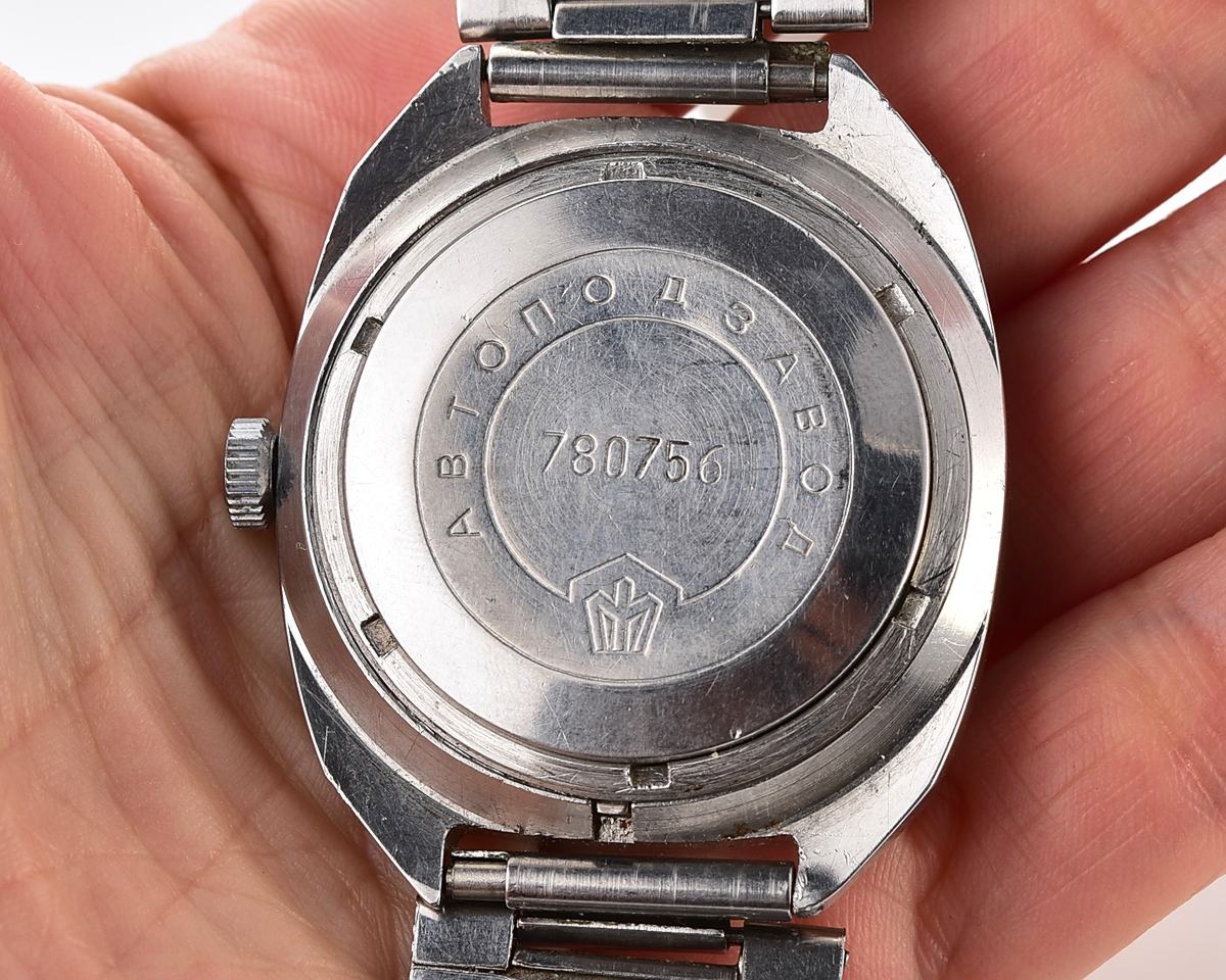 POLJOT "55G"(Aeroflot) automatic mechanical watch, stainless steel body