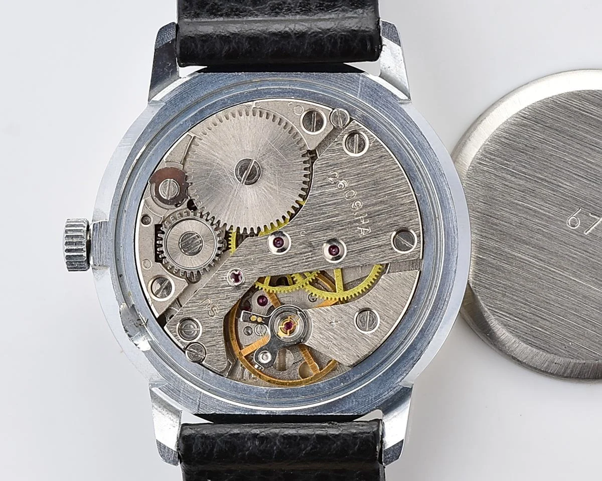 Soviet Raketa elegant vintage mechanical wristwatch