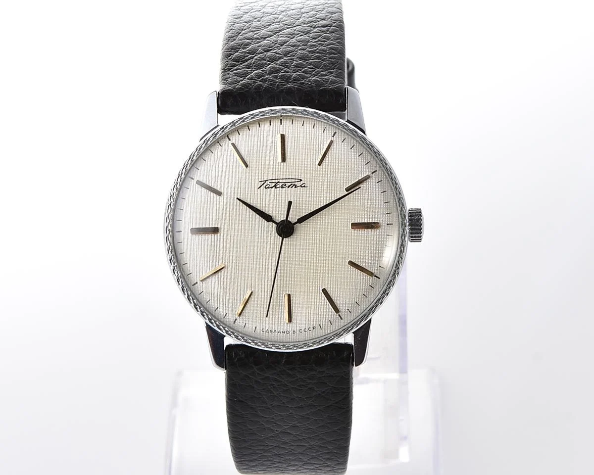 Soviet Raketa elegant vintage mechanical wristwatch