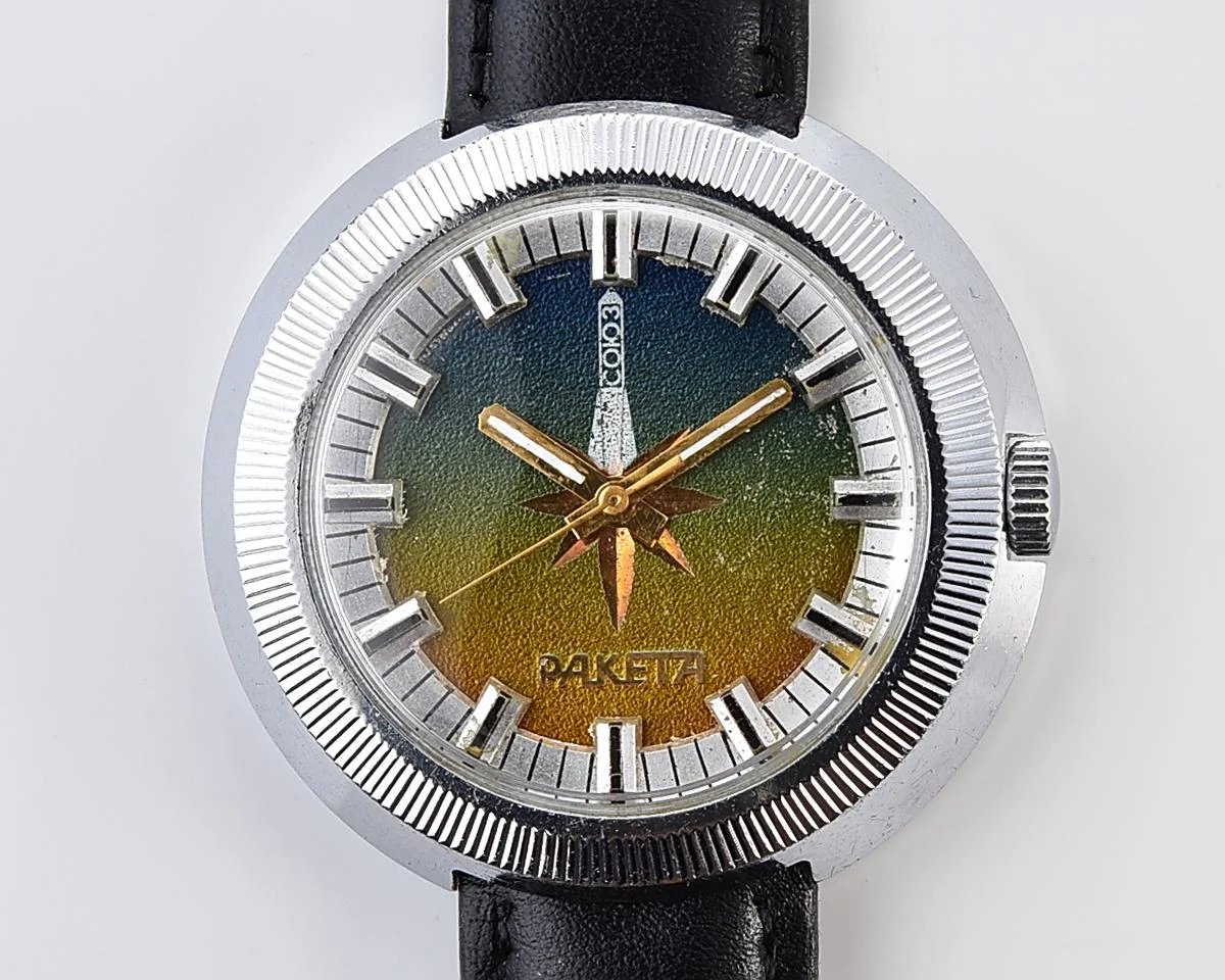 Raketa-Soyuz Soviet mechanical watch - relic of Soviet space exploration era!