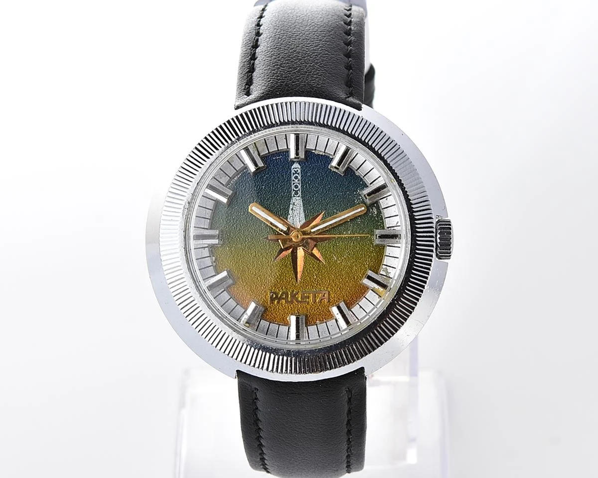 Raketa-Soyuz Soviet mechanical watch - relic of Soviet space exploration era!