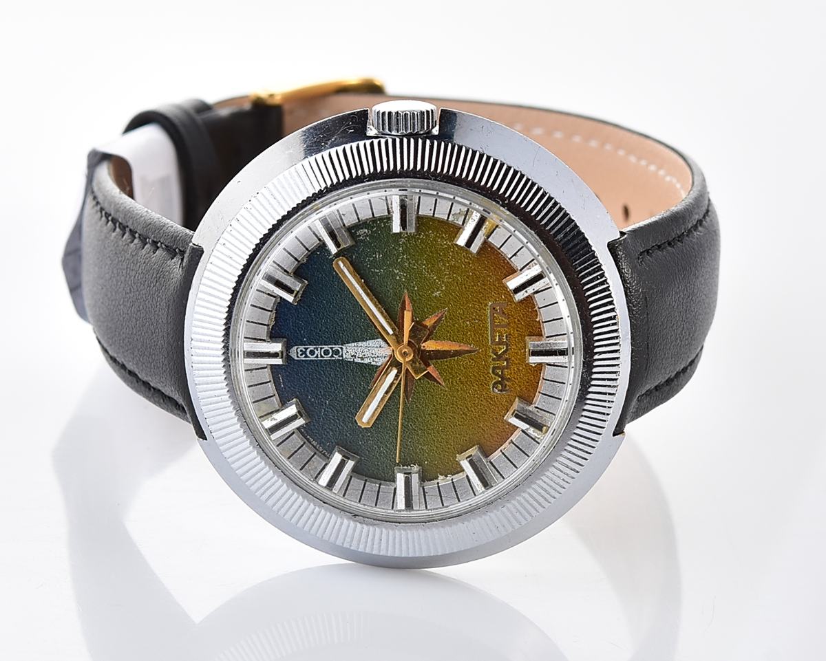 RAKETA-Soyuz soviet mechanical watch - relic of soviet space exploration era!